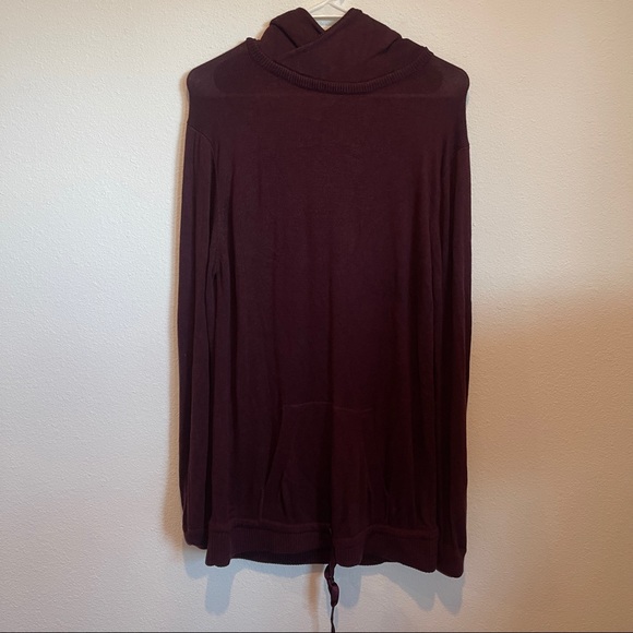 Lululemon Sweet Savasana Pullover Heathered Bordeaux Drama sweater Sz 12 hoodie - Picture 8 of 12